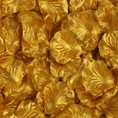 Künstliche Rosenblätter Gold 1000 Stk.