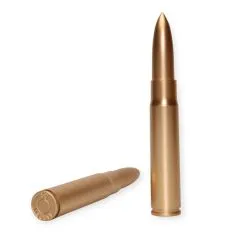 Kugelschreiber in Patronenform | Messingfarben | 8 cm