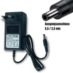 Lithium-Ionen-Akku Batterieladegerät 12.6V 1A | Universell einsetzbar und sicher
