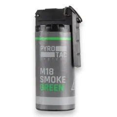 M18 Rauch Handgranate mit Kipphebel | Grüner Rauch | 60 Sek. | PYROTAC