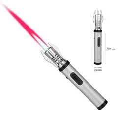 Mega Jetflame Sturmfeuerzeug 20 cm bis 1300 Grad | Silber