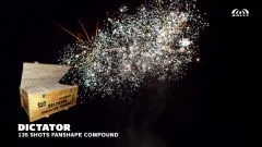 MEGA Verbund Feuerwerk DICTATOR 135-Schuss ca. 65 Sek. Wolff