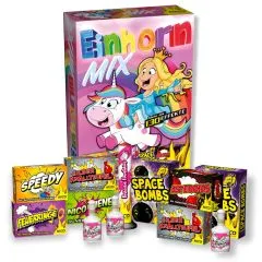 Einhorn Mix Jugendfeuerwerk | 12 Abenteuer | 130 Effekte | NICO