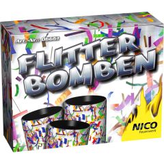 NICO Riesen Flitter Tischfeuerwerke 3 Stück