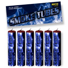 NICO Smoke Tubes, Blau, 6er-Btl. - T1