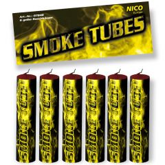 Smoke Tubes, Gelb, 6er Btl. NICO
