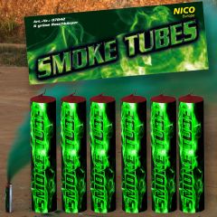 Smoke Tubes, Grün, 6er Btl. NICO