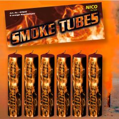 Smoke Tubes, Orange, 6er Btl. NICO