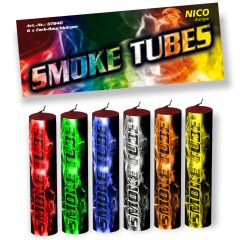 Smoke Tubes, versch. Farben, 6er Btl. NICO