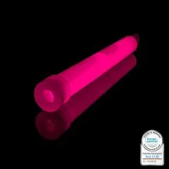 Power Knicklicht Pink 15 cm | Leuchtstab mit Haken & Befestigungsband | Leuchtet bis zu 8 Stunden