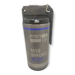 PYROTAC M18 Rauch Handgranate mit Kipphebel Blau - 60 Sek. P1