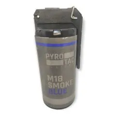 Rauch Handgranate M18 | Dichtes blaues Rauchsignal | 60 Sek. Rauchdauer | PYROTAC
