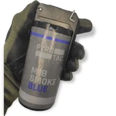 PYROTAC M18 Rauchgranate Blau mit Kipphebel 60 Sek.