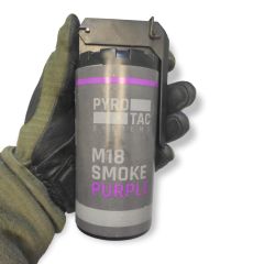PYROTAC M18 Rauchgranate Lila mit Kipphebel 60 Sek.