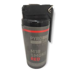 PYROTAC M18 Rauchgranate Rot mit Kipphebel 60 Sek.