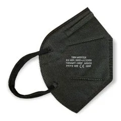 Schwarze FF Atemschutz Maske