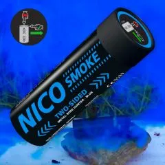 Smoke 50 Sek. Rauch blau Doppelseitig mit Reißzünder NICO