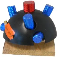 Fontänen Springbrunnen Silber Rot Blau 40 s NICO