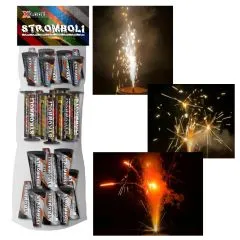 Stromboli Fontänen und Vulkansortiment 30 Teile Xplode