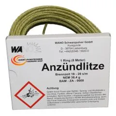 Zündschnur Anzündlitze Gelb 8 m 18-28 s/m | WANO